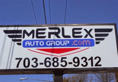 Merlex auto group - Merlex Auto Group Reviews - Page 2. Merlex Auto Group. Reviews - Page 2. 2.4. 82 Verified Reviews. Car Sales: (571) 200-0879. Sales Closed until 10:00 AM. • More Hours. 1105 N Glebe Rd Arlington, VA 22201.
